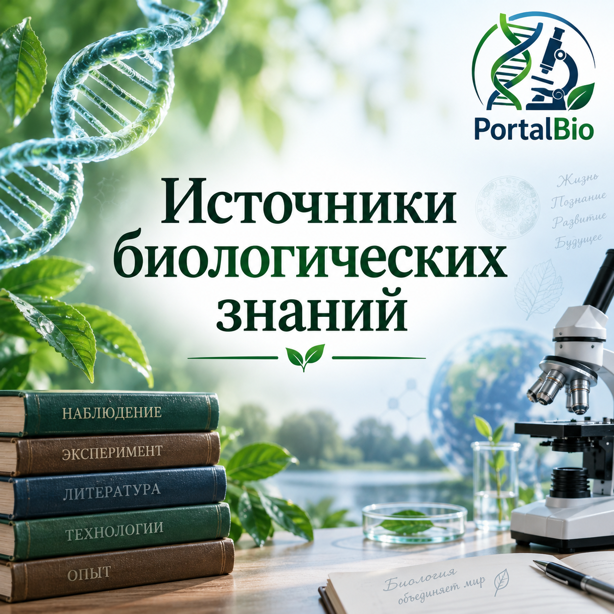 Источники биологических знаний
