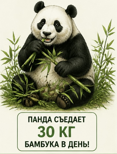 Бамбук и панда 