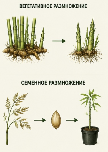 Размножение бамбука 